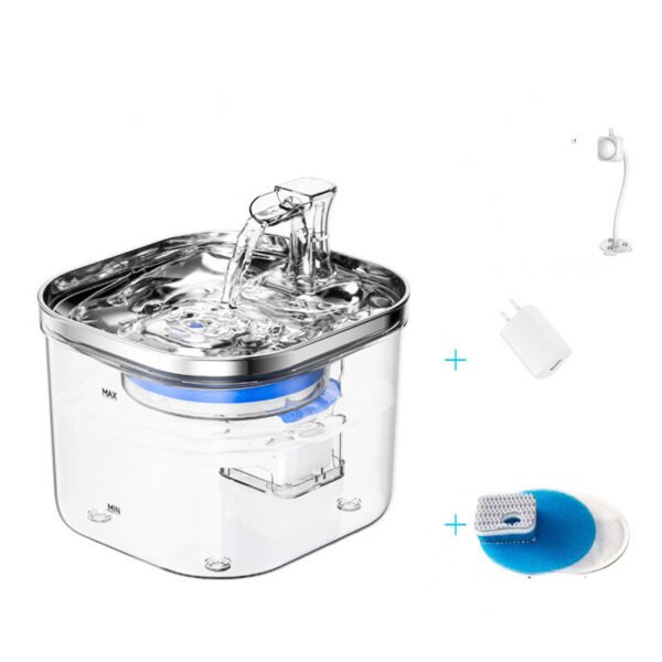 Pet Cat Dog Stainless Steel Automatic Circulation Water Dispenser Intelligent Fountain Pets Accessories - Image 6