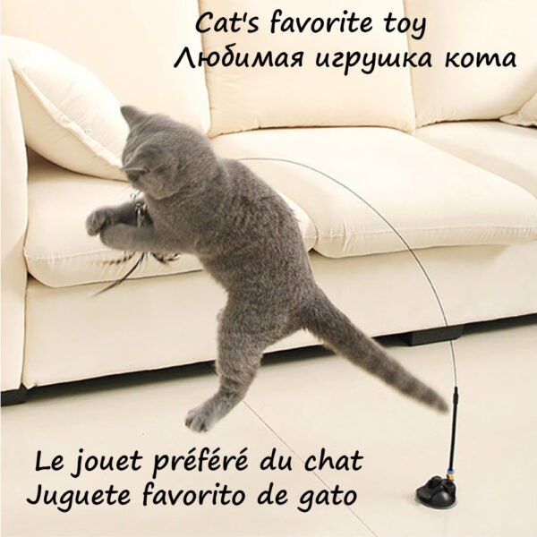 Detachable Wire Rod Sucker Cat Stick - Image 6
