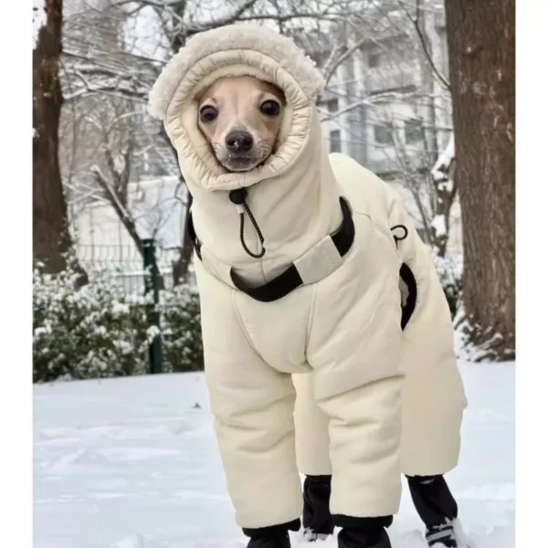 Dog Clothes Pet Coat Large Dogs Whippet Greyhound Jacket Puppy Clothing Windproof Costume Winter Autumn Outfit Hoodies Apparel - Image 2