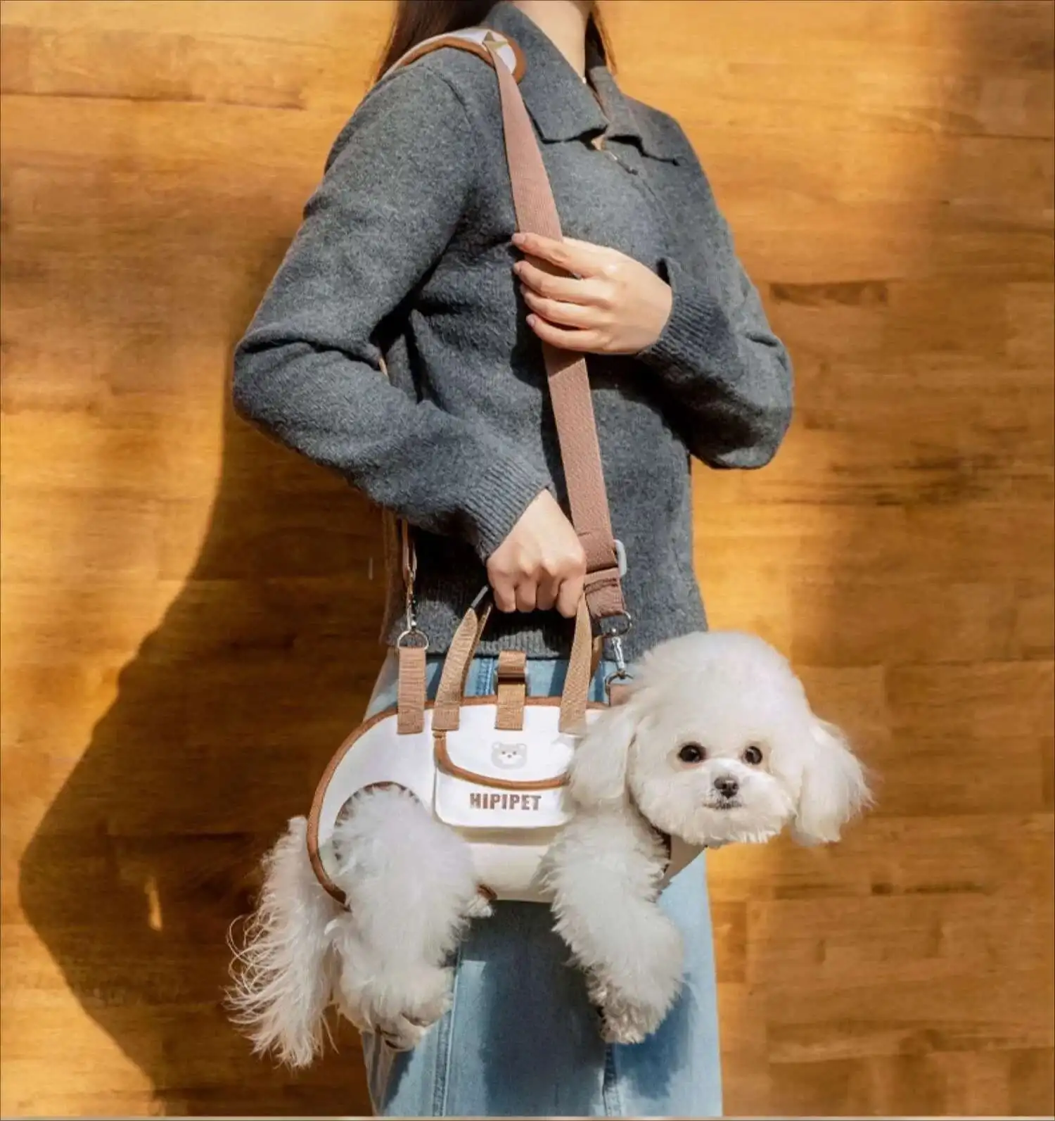 Dog Lift Harness Backpack for Small Dogs Sling Carrier with Handle Leash Cats Carrying 13 kf S5e85747f82fd4bb28013707d7ba0cb78W