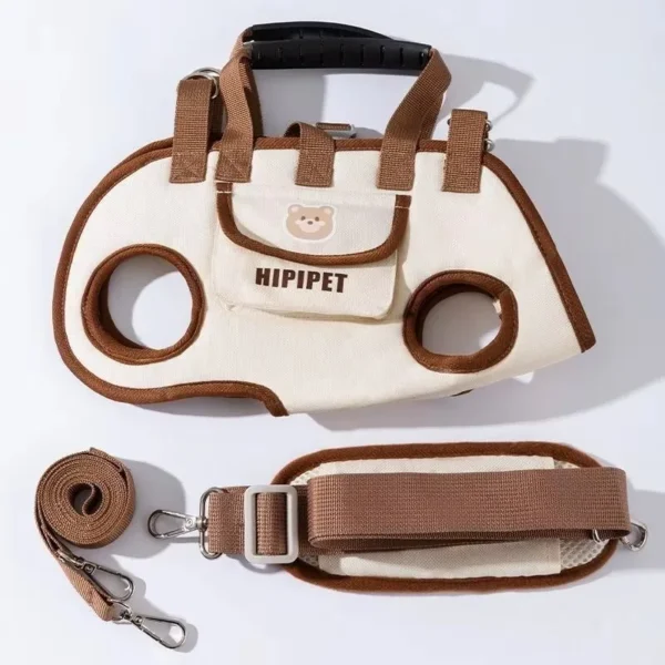 Dog Lift Harness Backpack for Small Dogs Sling Carrier with Handle Leash Cats Carrying - Image 6