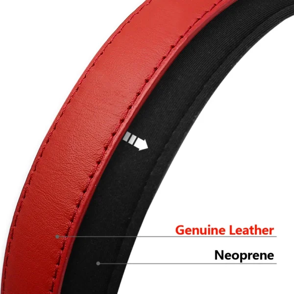 Soft Padded Dog Collar Leather Dog Collars Adjustable Pet Necklace Accessories For Small Medium Large Dogs Pug French Bulldog - Image 3