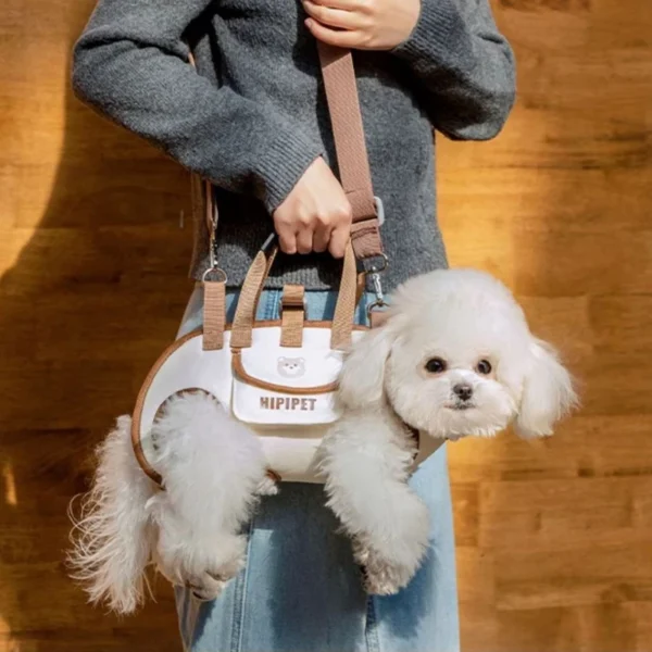 Dog Lift Harness Backpack for Small Dogs Sling Carrier with Handle Leash Cats Carrying