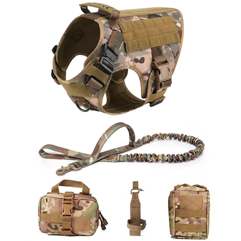 Tactical Military Vest Pet German Shepherd Golden Retriever Tactical Training Dog Harness and Leash Set For All Breeds Dogs 30 kf Sd540887cfc4241389d3b0b699bca1d84W