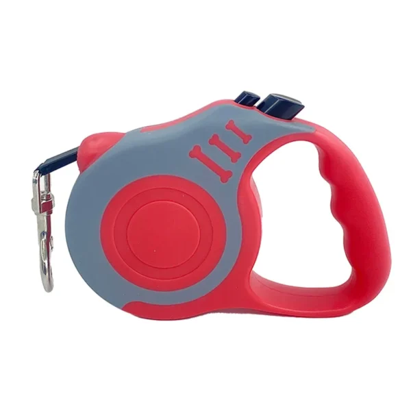 Pet Traction Device, Pet Dog Automatic Retractable Traction Rope, Bone Printed Dog Walking Rope, Dog Chain, Dog Rope - Image 3