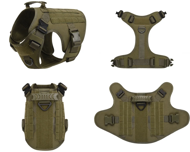Tactical Military Vest Pet German Shepherd Golden Retriever Tactical Training Dog Harness and Leash Set For All Breeds Dogs 16 kf Se45489ba790d4cc89ec2a1f61c5bf133h